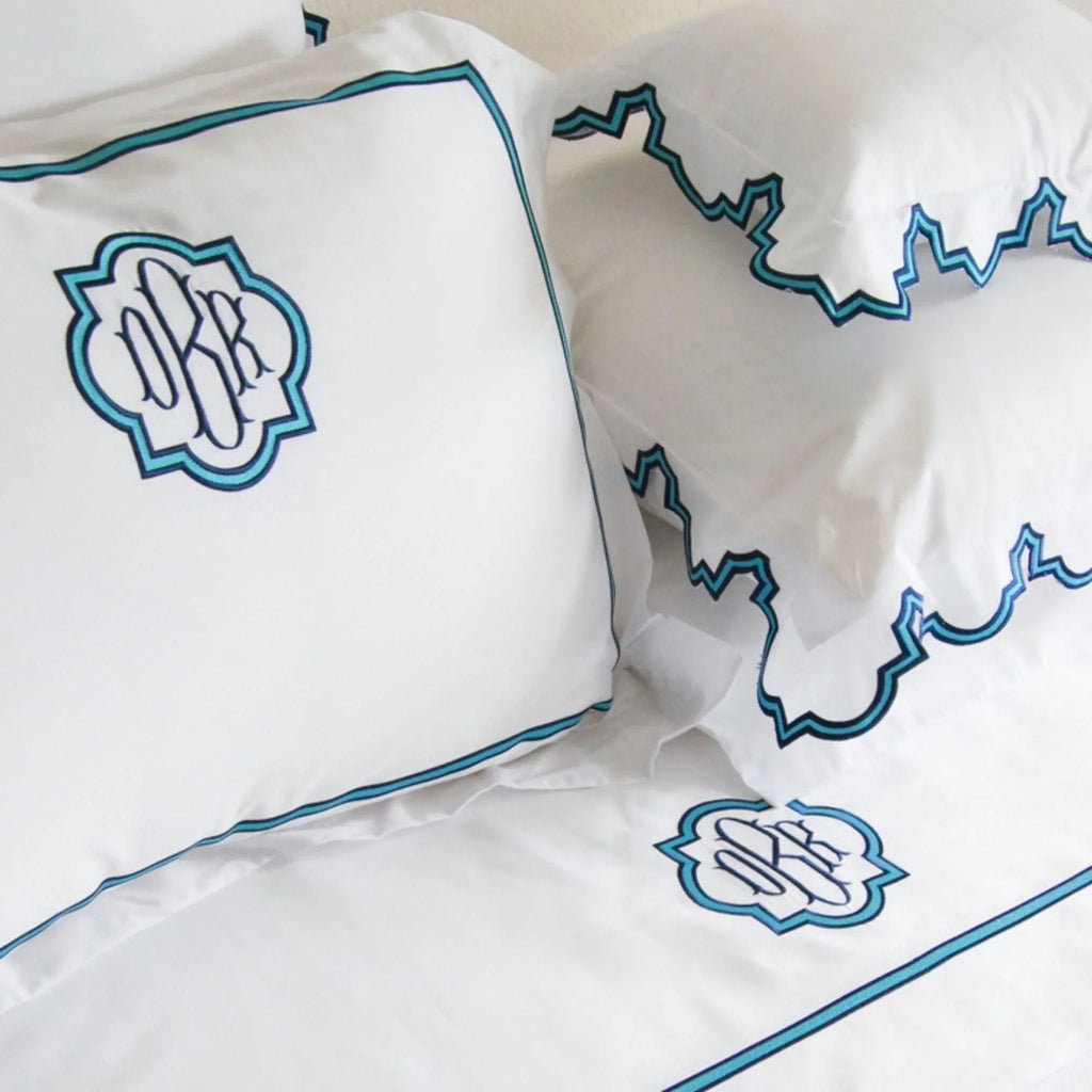Ibiza Scalloped Duvet Cover - Duvet Covers - The Well Appointed House
