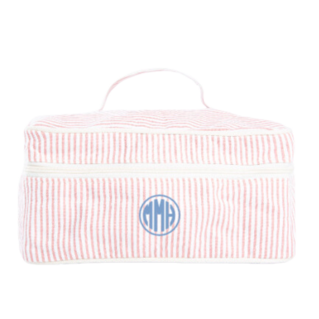 Stripes Train Case - THE WELL APPOINTED HOUSE